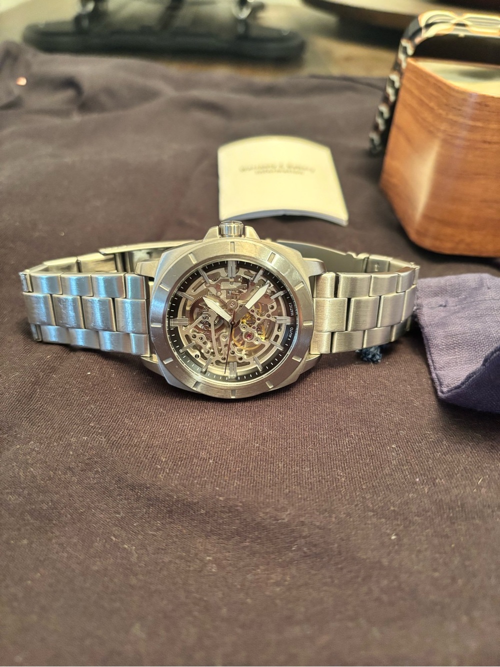 Fossil BQ2425 Privateer Sport Mens Mechanical Watch (B166) skeleton
